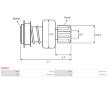 Volnobezny prevod, starter AS-PL SD6064