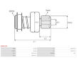 Pastorek startéru AS-PL SD6118P