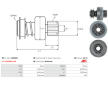 Volnobezny prevod, starter AS-PL SD9089S