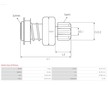 Volnobezny prevod, starter AS-PL SD9133(LETRIKA)