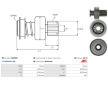 Voľnobeżná prevodovka żtartéra AS-PL SD9202P