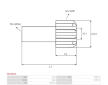 Zuby pastorku startéru AS-PL SDK9021S