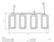 Stator startéru AS-PL SF0035