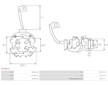 Drzak, uhlikove kartace AS-PL SF0061S