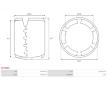 Stator startéru s magnety AS-PL SF0088S