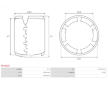 Stator startéru AS-PL SF0102S