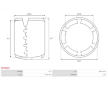 Stator startéru AS-PL SF6032S