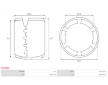 Stator startéru AS-PL SF6036S