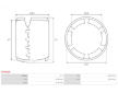 Stator startéru - Hyundai 361002A300