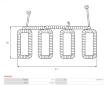 Stator startéru AS-PL SF9030S