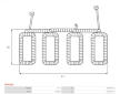 Stator startéru AS-PL SF9034S