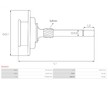 Reduktor startéru - Bosch 9001336244 / 0001231023