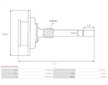 Planetový věnec, planetová převodovka (Startér) AS-PL SG9020(LETRIKA)