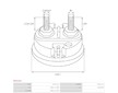 Krytka, relé startéru AS-PL SP0103S