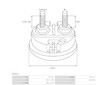 Krytka, relé startéru AS-PL SP3013