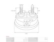 Krytka, relé startéru AS-PL SP5003