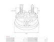 Krytka, relé startéru AS-PL SP5023S