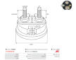 Uzáver, relé żtartéra AS-PL SP5026S