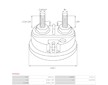 Krytka, relé startéru AS-PL SP9040S