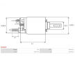 Elektromagnetický spínač, startér AS-PL SS0002P