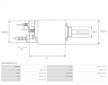 Elektromagnetický spínač, startér AS-PL SS0009(BOSCH)