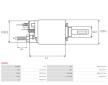 Elektromagnetický spínač, startér AS-PL SS0012