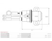 Elektromagnetický spínač, startér AS-PL SS0022(BOSCH)