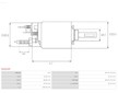 Elektromagnetický spínač, startér AS-PL SS0030P