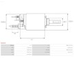 Elektromagnetický spínač, startér AS-PL SS0034