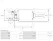 Elektromagnetický spínač, startér AS-PL SS0043(BOSCH)