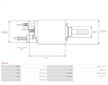 Elektromagnetický spínač, startér AS-PL SS0044