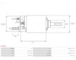 Elektromagnetický spínač, startér AS-PL SS0056