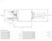 Elektromagnetický spínač, startér AS-PL SS0076(BOSCH)