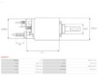 Elektromagnetický spínač, startér AS-PL SS0087S