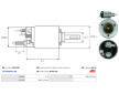 Elektromagnetický spínač pre żtartér AS-PL SS0134P