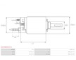 Elektromagnetický spínač, startér AS-PL SS0298(BOSCH)