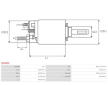 Elektromagnetický spínač, startér AS-PL SS0305P