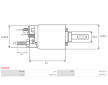 Elektromagnetický spínač, startér AS-PL SS0333P