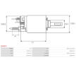 Elektromagnetický spínač pre żtartér AS-PL SS0347S