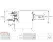 Elektromagnetický spínač pre żtartér AS-PL SS0351(BOSCH)