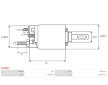 Elektromagnetický spínač, startér AS-PL SS0381S