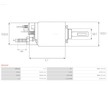 Elektromagnetický spínač, startér AS-PL SS1010