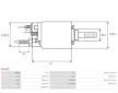 Elektromagnetický spínač, startér AS-PL SS1015