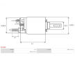 Elektromagnetický spínač, startér AS-PL SS1016