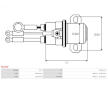 Elektromagnetický spínač, startér AS-PL SS1019