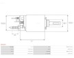 Elektromagnetický spínač, startér AS-PL SS1023