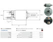 Elektromagnetický spínač pre żtartér AS-PL SS1063(DELCO)