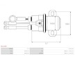 Elektromagnetický spínač, startér AS-PL SS1103S