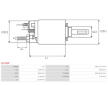 Elektromagnetický spínač pre żtartér AS-PL SS1118P