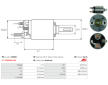 Elektromagnetický spínač pre żtartér AS-PL SS2056